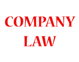 COMPANY LAW (SECTION REVISION)(CS/CS/CMA/LAW/B.COM)(FREE)